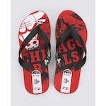 Chinelo Rider Feel Nba - Masculino PRETO/VERMELHO