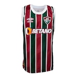 Camisa Regata do Fluminense Basquete 2024 Umbro - Masculina VERDE/VERMELHO