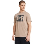 Camiseta Under Armour Camo Boxed Logo - Masculina MARROM