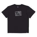 Camiseta Dc Shoes Static Outline Star - Masculina PRETO