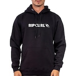 Blusão de Moletom com Capuz Rip Curl Brand Blade Big - Masculino PRETO