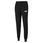 Calça de Moletom Puma  Ess Logo Pants - Infantil PRETO