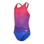 Maiô Juvenil New Open Waves Speedo VERMELHO