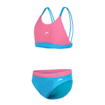 Biquíni Bicolor Assimétrico Speedo - Infantil AZUL CLA/ROSA