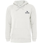 Blusão de Moletom com Capuz Rip Curl Brand Stack Hood Vintage - Masculino BRANCO