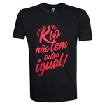 T-Shirt No Rio Não Tem Outro Igual Liga Retro - Masculina PRETO