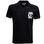 Camisa do Corinthians Liga Retro Inglês 1910 - Masculina PRETO