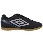 Chuteira Futsal Umbro Adamant Top Speed - Infantil PRETO/PRATA