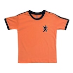 Camiseta Holanda 1978 Infantil Liga Retrô LARANJA