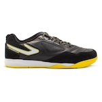 Chuteira Futsal Topper Dominator Club V - Adulto Preto/Amarelo Cla