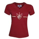 Camisa do Fluminense Liga Retrô Grená 2012 - Feminina VINHO/VERMELHO