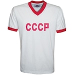 Camisa do Cccp Liga Retro 1970 - Masculina BRANCO