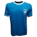 Camiseta Finlândia Liga Retro 1970 - Masculina AZUL ESCURO