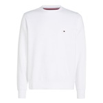 Blusão de Moletom Gola Careca Tommy Hilfiger Flag Logo - Masculino BRANCO