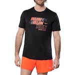 Camiseta Mizuno Core Run - Masculina PRETO