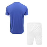 Kit Topper Camiseta + Calção Classic New - Masculino AZUL/BRANCO