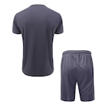 Kit Topper Camiseta + Calção Classic New - Masculino CINZA