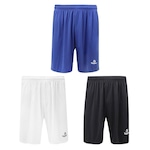 Kit de Calções Topper Classic New - Masculino - 3 unidades AZUL/BRANCO