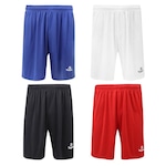 Kit de Calções Topper Classic New - Masculino - 4 unidades AZUL/VERMELHO