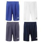 Kit de Calções Topper Classic New - Masculino - 4 unidades AZUL/BRANCO