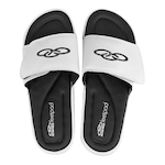 Chinelo Olympikus Melbourne Slide - Unissex BRANCO/PRETO