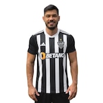 Camisa adidas Atlético Mineiro I 2024 - Masculina PRETO/BRANCO