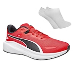 Kit Tênis Puma Skyrocket Lite - Masculino + Par De Meia VERMELHO