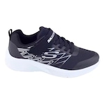 Tênis Skechers Infantil Microspec Texlor Preto+Prateado PRETO/PRATA