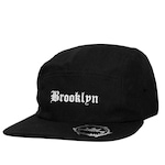 Boné Aba Reta Overking Five Panel Brooklyn - Strapback - Adulto PRETO