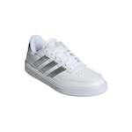 Tênis Adidas Courtblock - Feminino BRANCO/PRATA