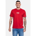 Camiseta Hd Masculina Leaves VERMELHO