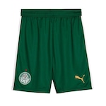 Shorts Puma Palmeiras Torcedor Away - Masculino VERDE/BRANCO