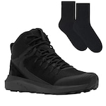 Kit Bota Impermeável Columbia Trailstorm - Masculina + Par De Meia PRETO