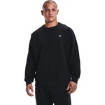 Blusão sem Capuz Under Armour Rival Fleece Crew - Masculino PRETO/BRANCO