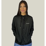 Jaqueta Corta Vento com Capuz Web Surf Shop Corrida - Feminina PRETO