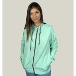 Jaqueta Corta Vento com Capuz Web Surf Shop Corrida - Feminina VERDE