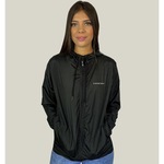 Jaqueta Corta Vento com Capuz Web Surf Shop Corrida - Feminina PRETO