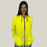 Jaqueta Corta Vento com Capuz Web Surf Shop Corrida - Feminina AMARELO