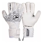 Luvas de Goleiro Profissional Champion 8 Extended Poker BRANCO