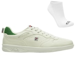 Kit Tênis Fila Revenge + Meia - Masculino BRANCO/VERDE