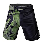 Bermuda Fightshort Venum Giant Classic 3.0 Florest - Masculina PRETO/VERDE