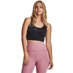 Camiseta Regata de Treino Under Armour Meridian Fitted Crop - Feminina PRETO