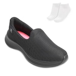 Tênis Slip On Rainha e Meia Ra24 - Feminino PRETO