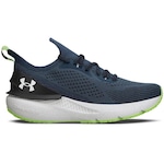 Tenis Under Armour Charged Quicker - Infantil Azul/Verde