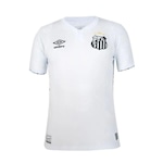 Camiseta Umbro Santos I 24 Torcedor - Masculina BRANCO/PRETO