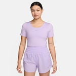 Camiseta Nike Dri-Fit One Cropped - Feminina ROSA/ROXO