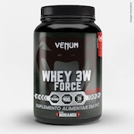 Whey 3W Force Venum Morango - 900G PRETO