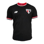 Camisa do São Paulo 2024 Retrô New Balance - Masculina PRETO