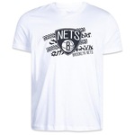 Camiseta New Era Brooklyn Nets Nba All Sport Art - Masculina BRANCO