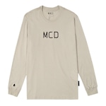 Camiseta Manga Longa Mcd Regular - Masculina CINZA